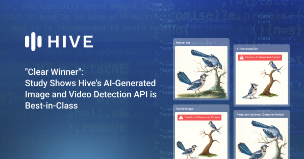 “Clear Winner”: Study Shows Hive’s AI-Generated Image Detection API is Best-in-Class